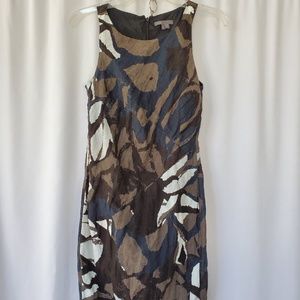 Vince. Women's Size 2 Printed gauze Sheath Dress